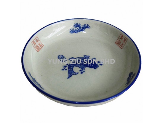 9^CERAMICS PLATE(22CM)CNY(12627)